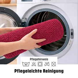 WohnDirect Badematte Beere 80 x 50 cm