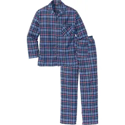 bonprix Flanell Pyjama, rot, 56/58 (XL), Flanell