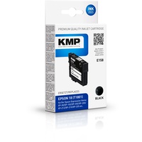 KMP Tintenkartusche für Epson Expression Home XP-102/XP-202, E158, black