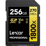 Lexar Professional SDXC Gold 256GB 1800x UHS-II V60
