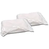 Spetebo Luftentfeuchter 2x XL Luftentfeuchter Nachfüllbeutel je 1kg, für 50 m3 Räume, Raumentfeuchter Nachfüllpack 2kg weiß