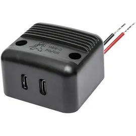 ProCar Aufbau-Power USB-C Doppelsteckdose PD/QC max 2x 30 W 12 V, 24 V