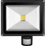 Greenmigo 30W LED SMD Fluter Spot + Bewegungsmelder warmweiß Innen-Außenstrahler Objektbeleuchtung Strahler Flutlicht wasserdicht IP65,kein Stecker