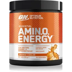 Optimum Nutrition Amino Energy Aminosäurekomplex mit Koffein Geschmack Orange Cooler 270 g