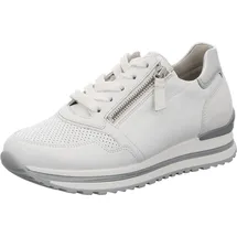 Gabor Sneaker Low Damen Weiß/Silber Weite H 40