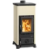 La Nordica Kaminofen Holzofen Emiliana Steel panna | 6,5 kW - Beige