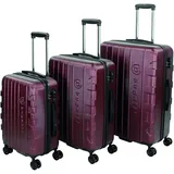Bugatti Galatea Koffer-Set 3-tlg. rot
