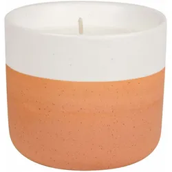 Duftkerze Keramikbecher - Orange Vanille