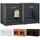 CASARIA Nachtschrank Hamburg 50 x 40 x 35 cm Anthrazit