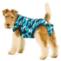 Suitical Recovery Shirt Hund Camouflage Blau L