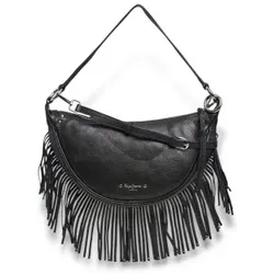 Pepe Jeans für Damen. PL031576 Janice Maos Ledertasche schwarz (OSFA), Lässig