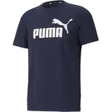 Puma ESS Logo Tee blau S