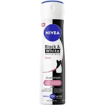 NIVEA Black & White Invisible Clear Antitranspirant Spray 150 ml