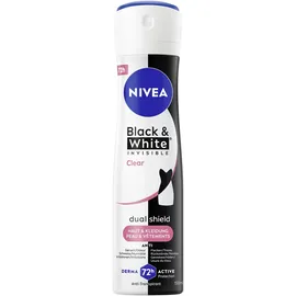 NIVEA Black & White Invisible Clear Antitranspirant Spray 150 ml