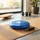 Relaxdays Balance-Kissen mit Luftpumpe blau