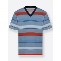 Sieh an! Shorty Schlafanzug Kurzarm Blau/Rot 60/62