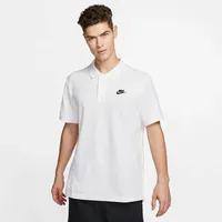 Nike Sportswear Poloshirt white/black XL