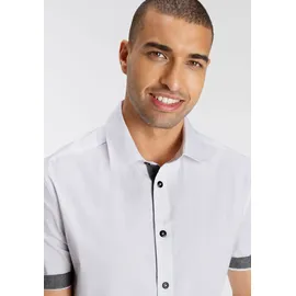 Bruno Banani Kurzarmhemd Weiß 37/38