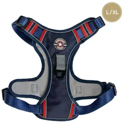 Hundegeschirr Marvel Dunkelblau L/XL – Stil und Komfort für deinen Hund