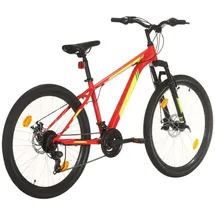 vidaXL Mountainbike 21 Gang 27,5 Zoll Rad 38 cm Rot