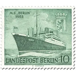 Briefmarken Berlin Stapellauf der MS Berlin, postfrisch