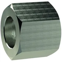 Riegler Sechskant-Überwurfmutter, G 1/8, für Tüllengröße LW 4/6, MS