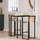 vidaXL Bartisch Natur 70 x 70 x 105 cm Braun