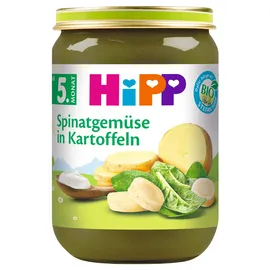HiPP Bio Spinatgemüse mit Kartoffeln 6 x 190 g