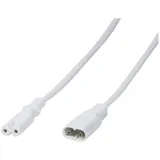 Logilink Strom Verlängerungskabel [1x Kleingeräte-Stecker C8 - 1x Kleingeräte-Buchse C7] 2.00 m