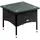 CASARIA Gartentisch 50 x 50 cm schwarz