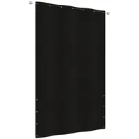 vidaXL Balkon-Sichtschutz Schwarz 140x240 cm Oxford-Gewebe