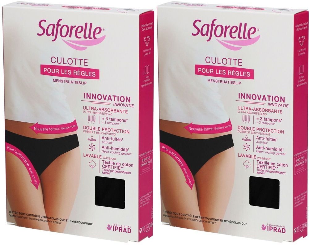 Saforelle Culotte Ultra Absorbante Taille 38 2x1 pc(s)