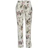 LASCANA Pyjamahose Floral ecru geblümt 40/42