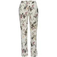 LASCANA Pyjamahose Floral ecru geblümt 40/42