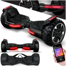 Kesser KESSER® Hoverboard 8,5 Zoll 800 mit Bluetooth Lautsprecher, LED Licht, Kinder Sicherheitsmodus, Dual Motor, Smart Elektro Self Balance Board Hover E-Scooter