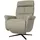 Mendler Relaxsessel HWC-L10, Design Fernsehsessel TV-Sessel Liegesessel, Liegefunktion drehbar, Voll-Leder ~ grau