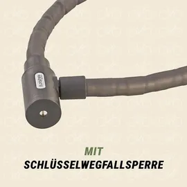 Prophete Panzerkabelschloss schwarz Kabelschloss