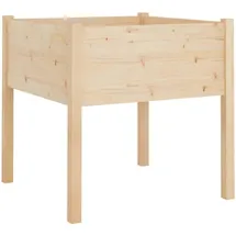 vidaXL Pflanzkübel 70 x 70 x 70 cm Braun