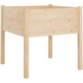 vidaXL Pflanzkübel 70 x 70 x 70 cm Braun