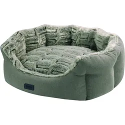 NOBBY Komfort Bett oval CACHO Komfort Bett oval CACHO hellbraun 55 x 50 x 21 cm
