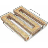 Kzq - Fleisch- Und Fischräucherofen – Rostfreier Kalträucherofen Zum Grillen / Lachs- Und Fleischräucherofen Aus Edelstahl – Rauchgenerator Für Räucherofen – Räucherofen Für Kaltes Fleisch Und Fisch 8,35 X