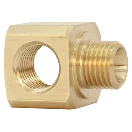 Riegler T-Einschraubverteiler, M5, SW 10, Messing