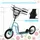 Homcom Cityroller 12" blau