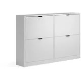 Vicco Gizmo 115 x 77,6 x 22 cm 2x2 Fächer / schwarz/weiß
