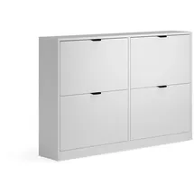 Vicco Gizmo 115 x 77,6 x 22 cm 2x2 Fächer / schwarz/weiß