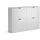 Vicco Gizmo 115 x 77,6 x 22 cm 2x2 Fächer / schwarz/weiß