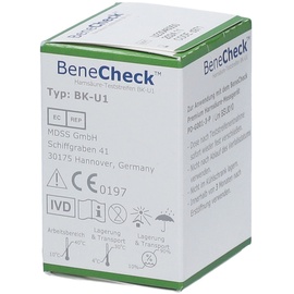 PHARMADOC GMBH Benecheck Harnsäure-Teststreifen BK-U1
