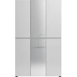 INOSIGN Mister 120 x 200 x 34 cm 6 Türen, 24 Fächer, 2 Spiegel weiß hochglänzend