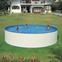 SUMMER FUN Rundpool Set 300 x 90 cm weiß inkl. Sandfilter (7-tlg.)