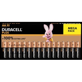 Duracell Plus-AA BP32 Mignon (AA)-Batterie Alkali-Mangan 1.5V 32St.
